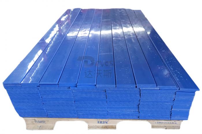 藍色HDPE聚乙烯板材加工圍欄扶手踢腳板